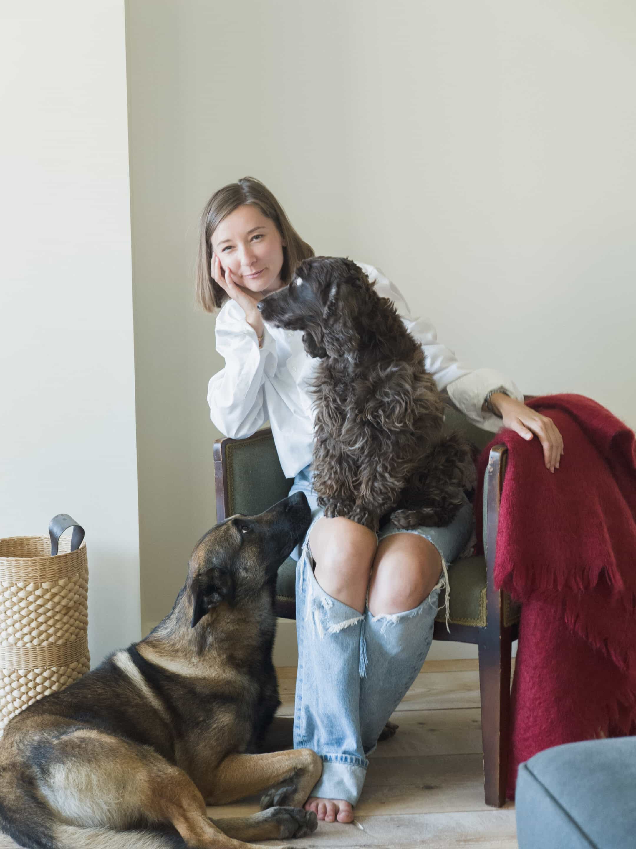 5 - Freedom from perfection - KS with her dogs