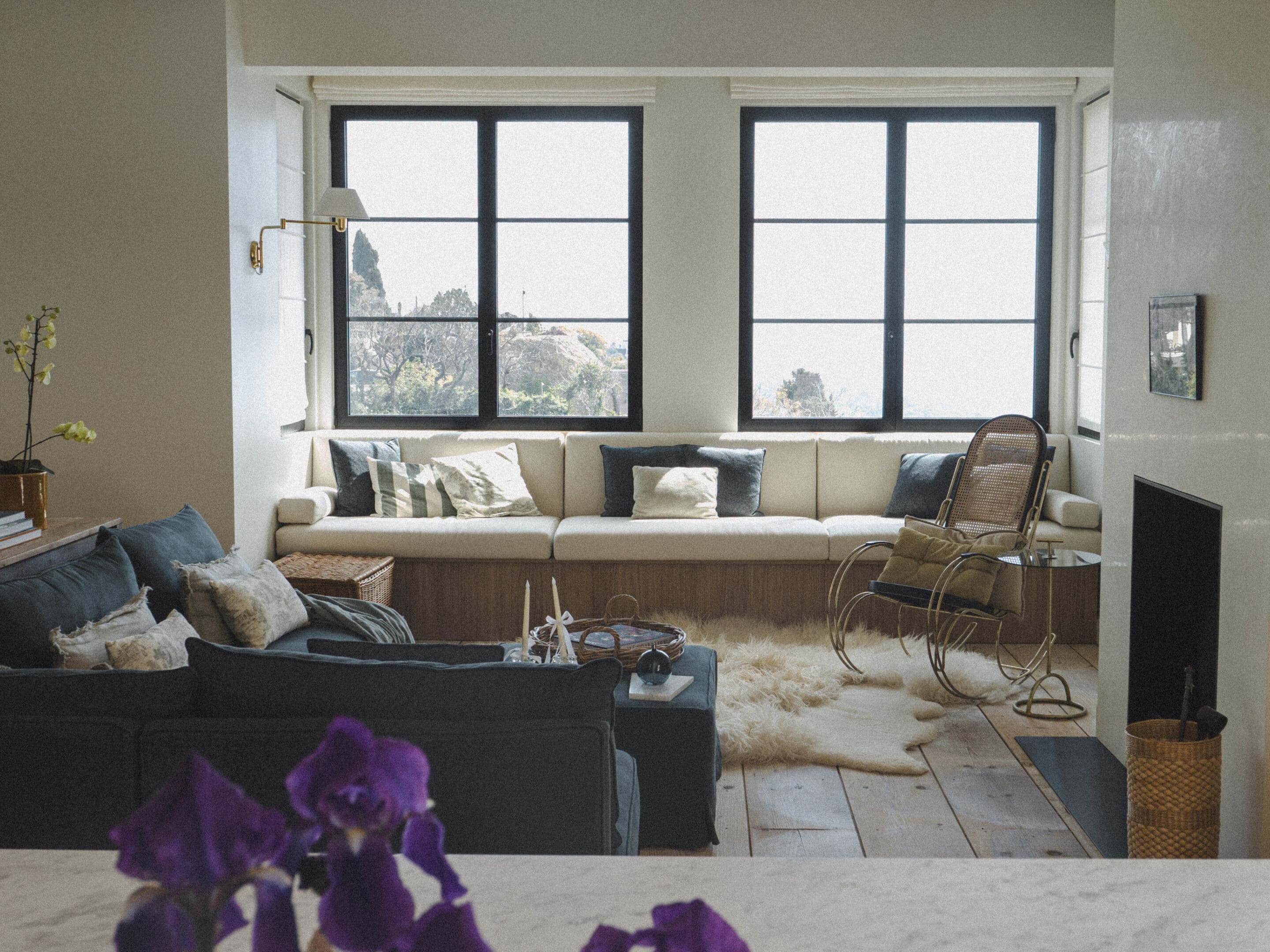 7 - Paint it - stucco fireplace